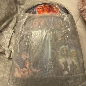 SOLD!! Loungefly Star Wars trilogy full size backpack
